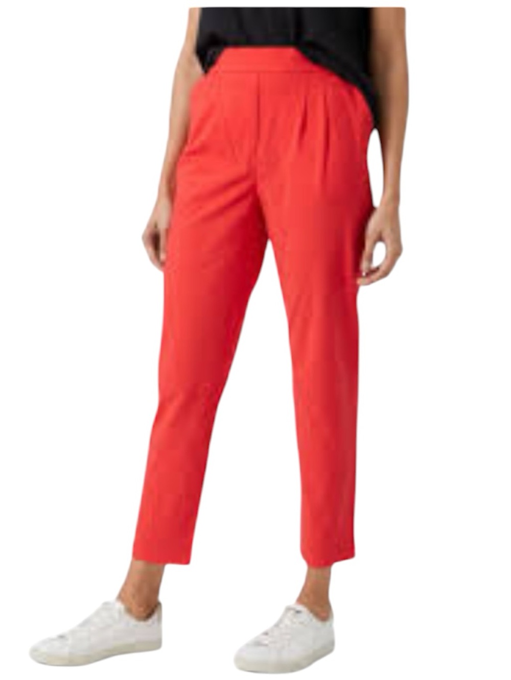 Lululemon Your True Trouser HR Pull On Pant Coral Red 1/2 elastic waist size 2
